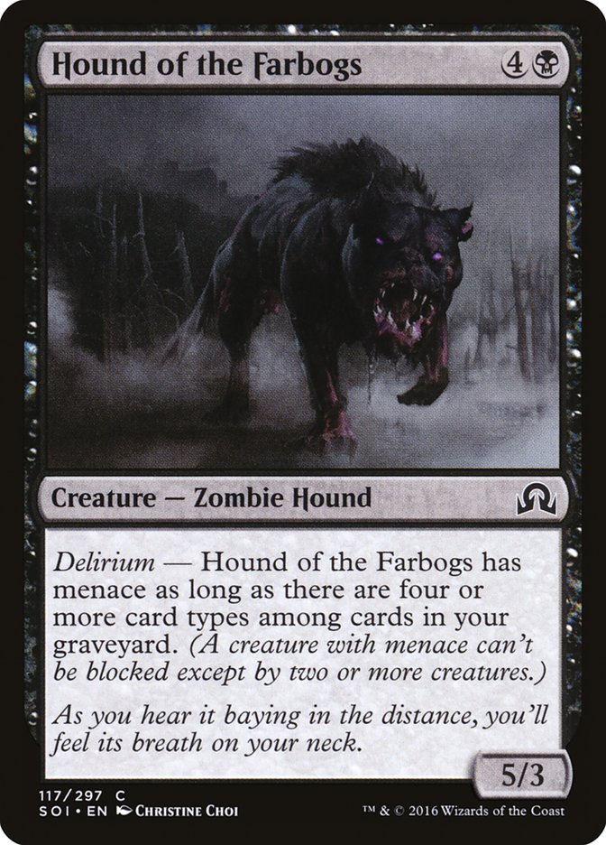 Hound of the Farbogs [Shadows over Innistrad] | Galaxy Games LLC