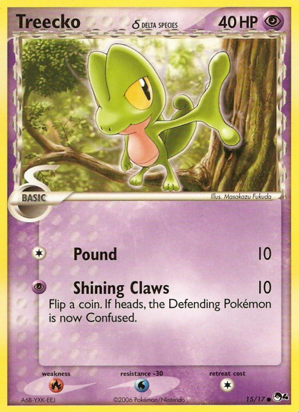 Treecko (15/17) (Delta Species) [POP Series 4] | Galaxy Games LLC