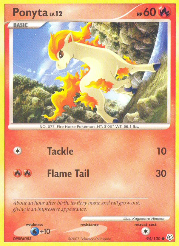 Ponyta (94/130) [Diamond & Pearl: Base Set] | Galaxy Games LLC