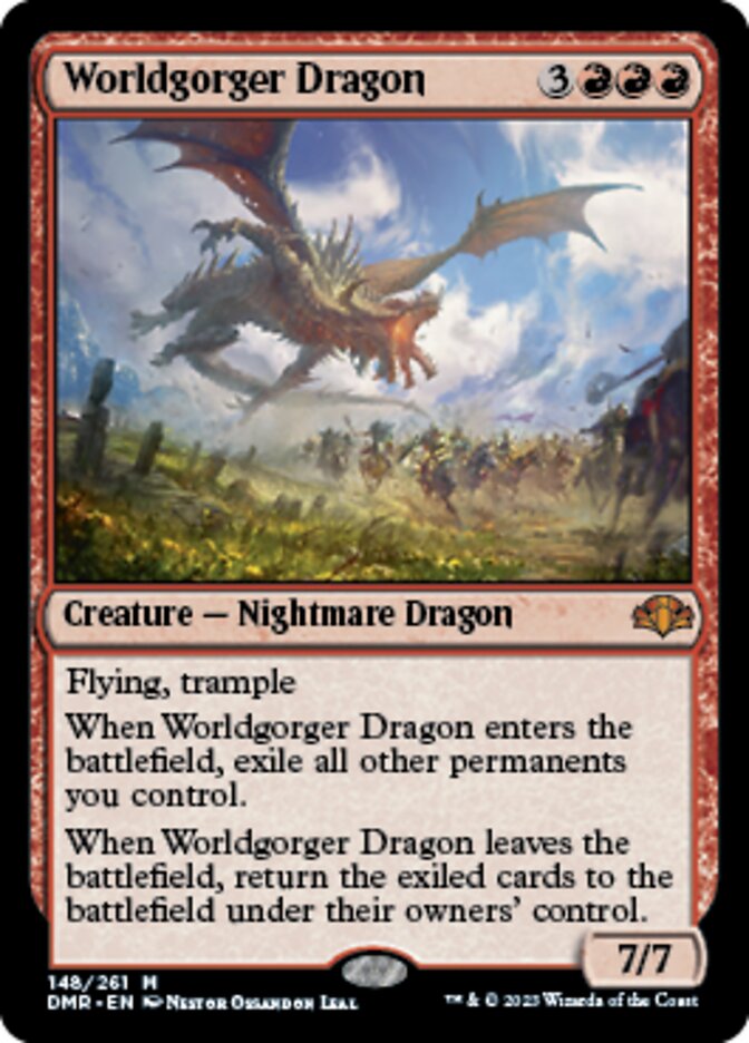 Worldgorger Dragon [Dominaria Remastered] | Galaxy Games LLC