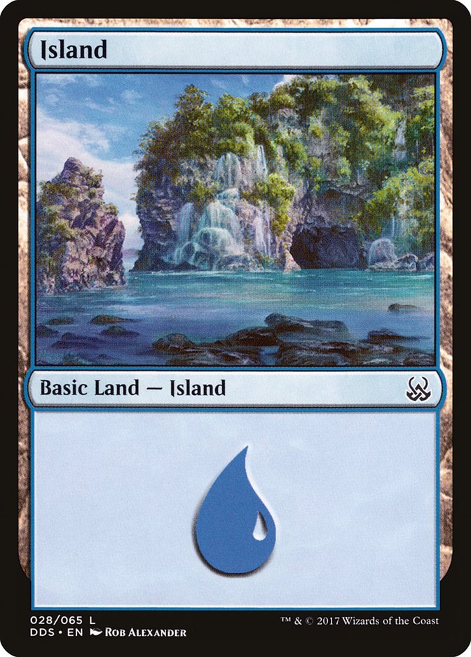 Island (28) [Duel Decks: Mind vs. Might] | Galaxy Games LLC