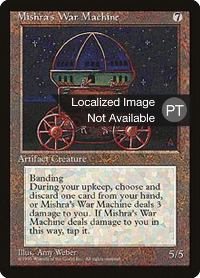 Mishra's War Machine [Fourth Edition (Foreign Black Border)] | Galaxy Games LLC