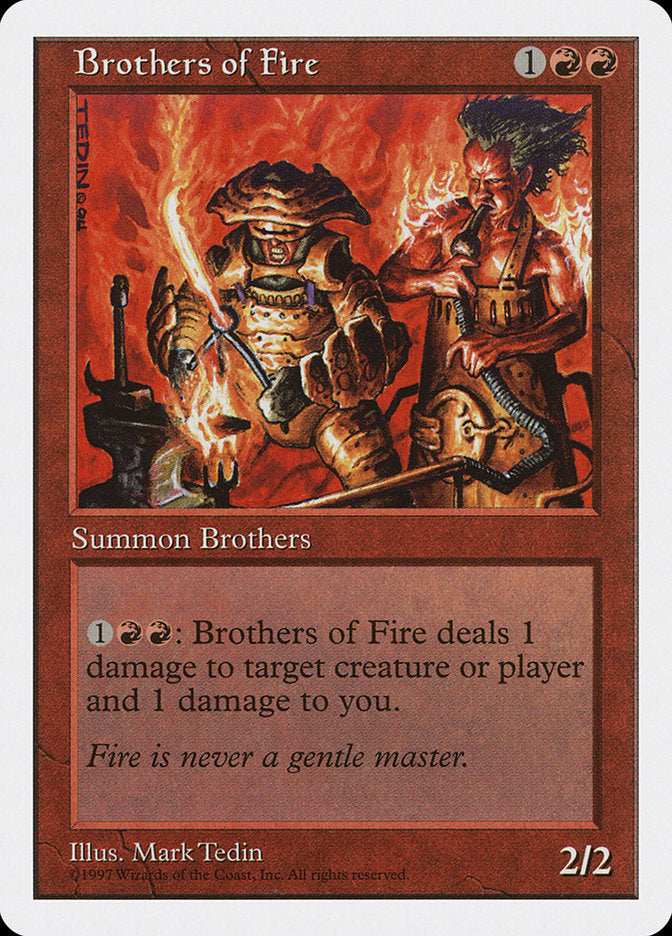 Brothers of Fire [Fifth Edition] | Galaxy Games LLC