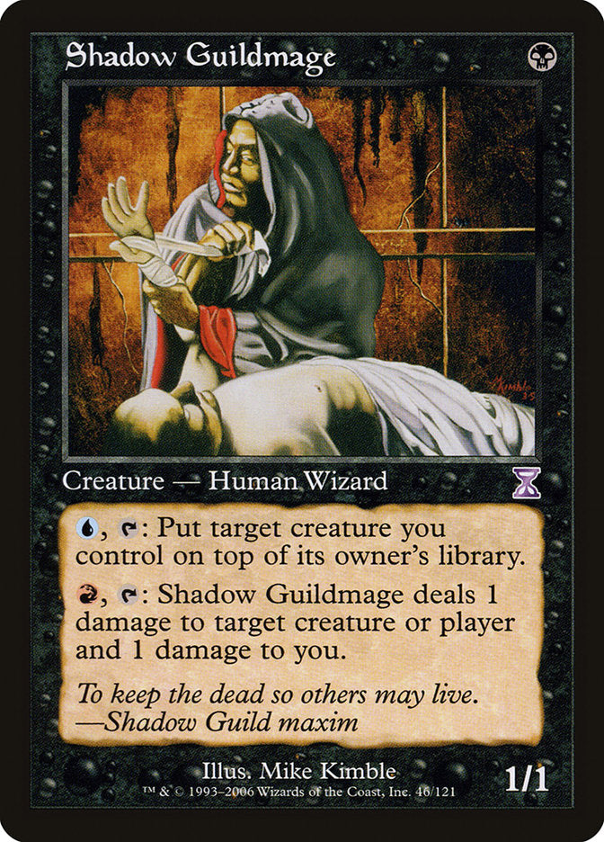 Shadow Guildmage [Time Spiral Timeshifted] | Galaxy Games LLC