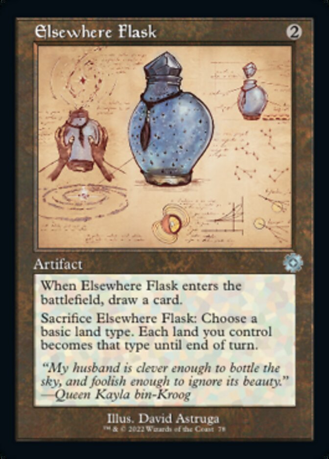 Elsewhere Flask (Retro Schematic) [The Brothers' War Retro Artifacts] | Galaxy Games LLC