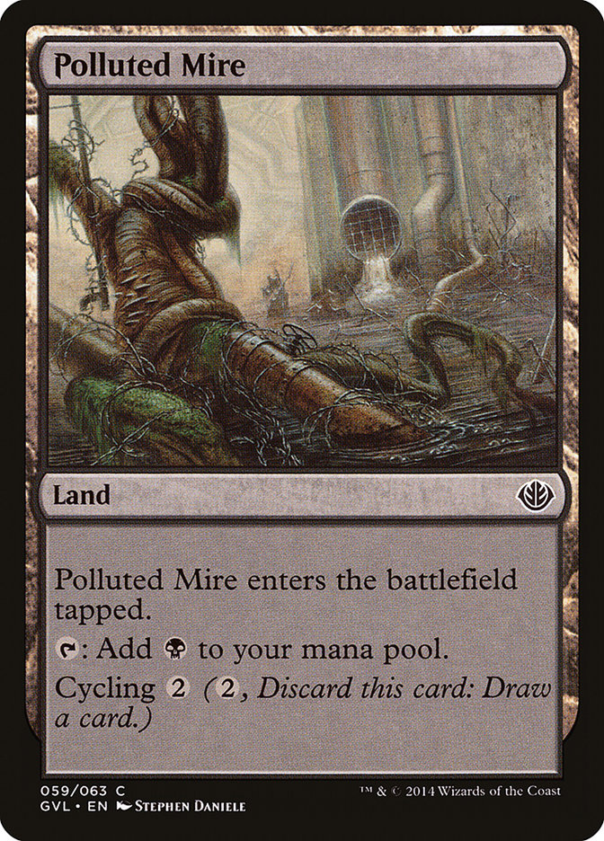 Polluted Mire (Garruk vs. Liliana) [Duel Decks Anthology] | Galaxy Games LLC