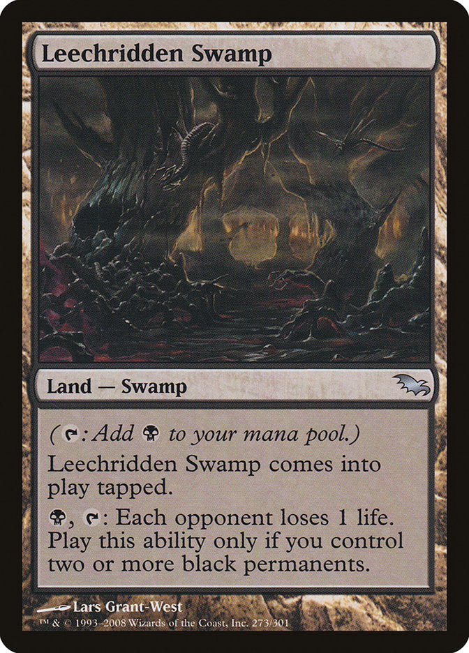 Leechridden Swamp [Shadowmoor] | Galaxy Games LLC