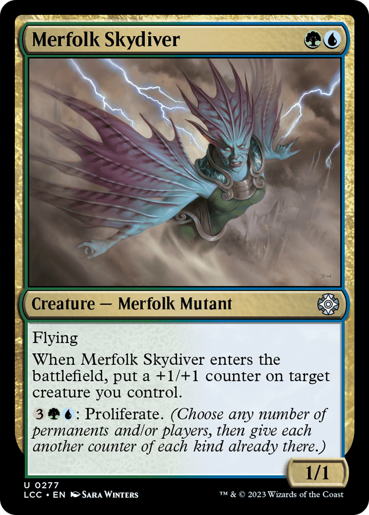 Merfolk Skydiver [The Lost Caverns of Ixalan Commander] | Galaxy Games LLC