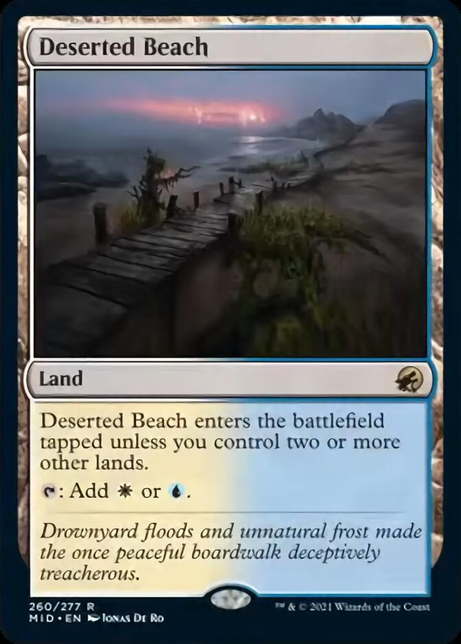 Deserted Beach [Innistrad: Midnight Hunt] | Galaxy Games LLC