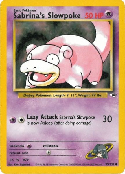 Sabrina's Slowpoke (95/132) [Gym Heroes Unlimited] | Galaxy Games LLC