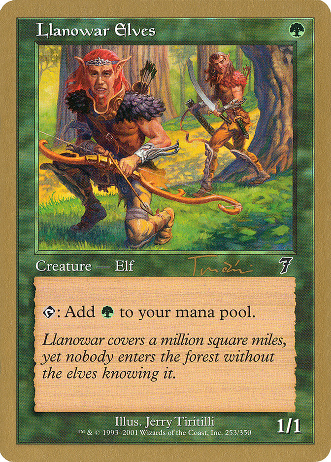 Llanowar Elves (Jan Tomcani) [World Championship Decks 2001] | Galaxy Games LLC