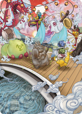March of Otherworldly Light Art Card [Kamigawa: Neon Dynasty Art Series] | Galaxy Games LLC