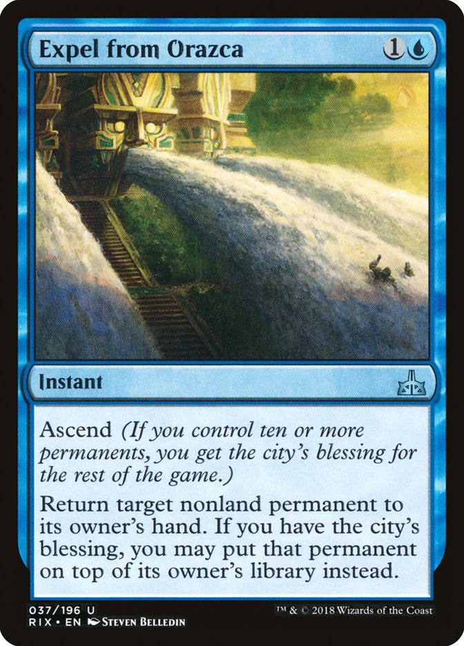 Expel from Orazca [Rivals of Ixalan] | Galaxy Games LLC