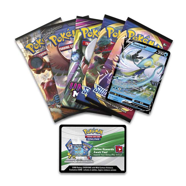 Sword & Shield - Galar Partners Collector's Tin (Inteleon V) | Galaxy Games LLC