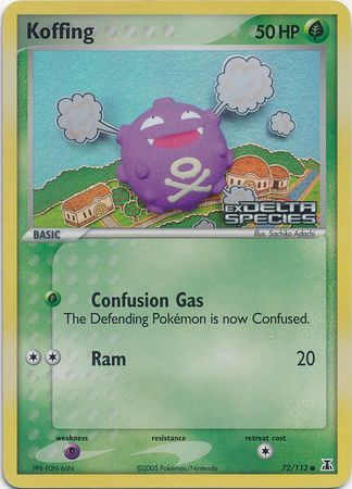 Koffing (72/113) (Stamped) [EX: Delta Species] | Galaxy Games LLC