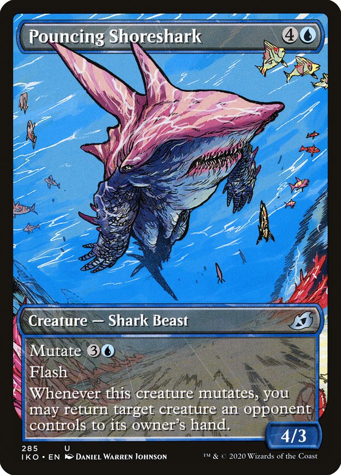 Pouncing Shoreshark (Showcase) [Ikoria: Lair of Behemoths] | Galaxy Games LLC
