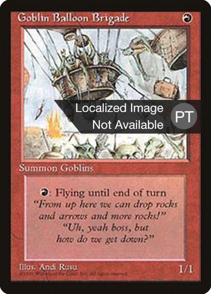 Goblin Balloon Brigade [Fourth Edition (Foreign Black Border)] | Galaxy Games LLC
