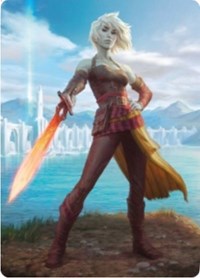 Nahiri, Heir of the Ancients 1 Art Card [Zendikar Rising Art Series] | Galaxy Games LLC