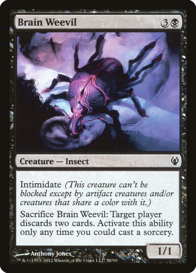 Brain Weevil [Duel Decks: Izzet vs. Golgari] | Galaxy Games LLC