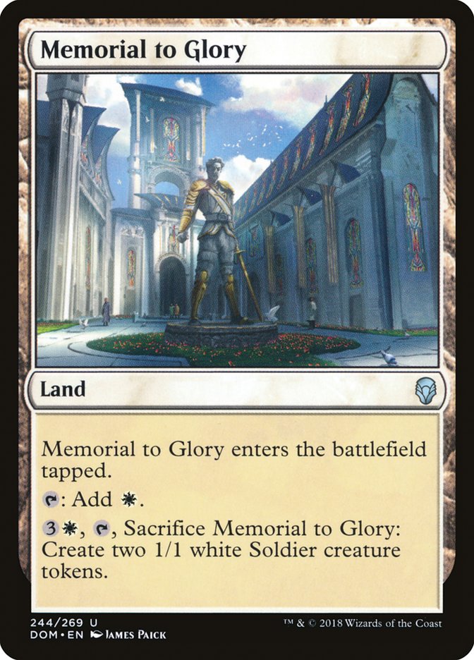 Memorial to Glory [Dominaria] | Galaxy Games LLC