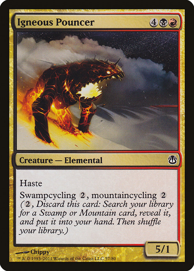 Igneous Pouncer [Duel Decks: Ajani vs. Nicol Bolas] | Galaxy Games LLC