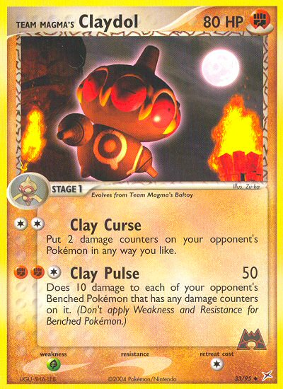 Team Magma's Claydol (33/95) [EX: Team Magma vs Team Aqua] | Galaxy Games LLC