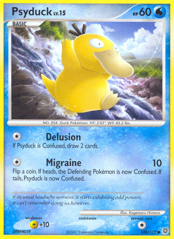 Psyduck (100/132) [Diamond & Pearl: Secret Wonders] | Galaxy Games LLC