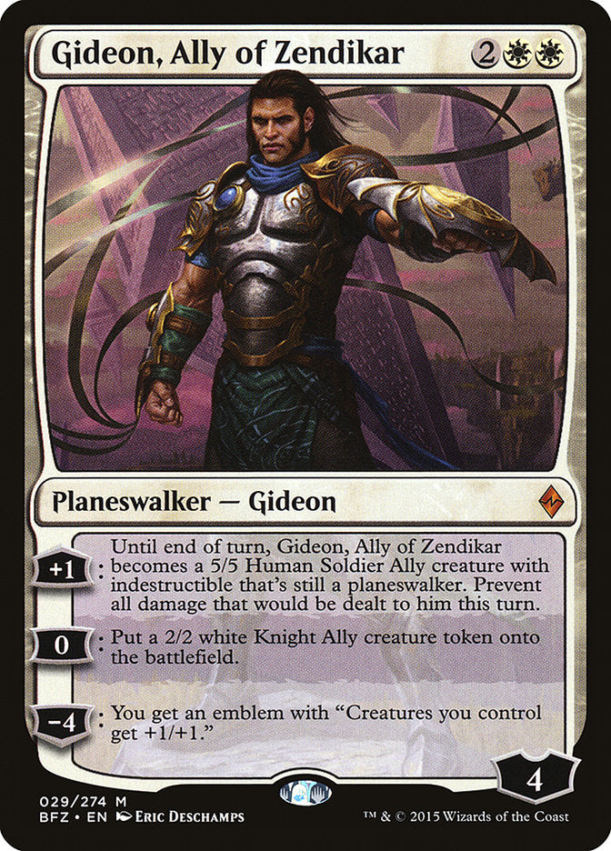 Gideon, Ally of Zendikar [Battle for Zendikar] | Galaxy Games LLC