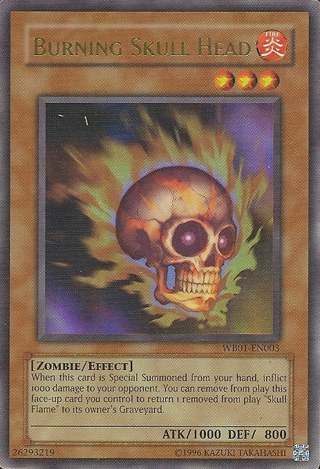 Burning Skull Head [WB01-EN003] Super Rare | Galaxy Games LLC