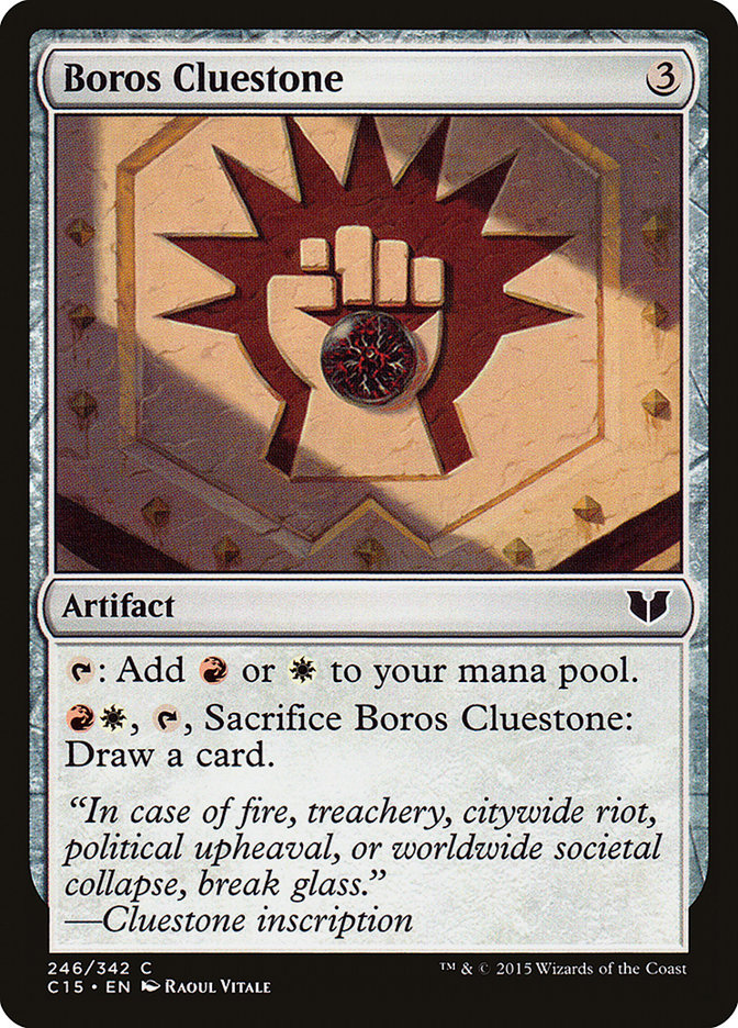 Boros Cluestone [Commander 2015] | Galaxy Games LLC