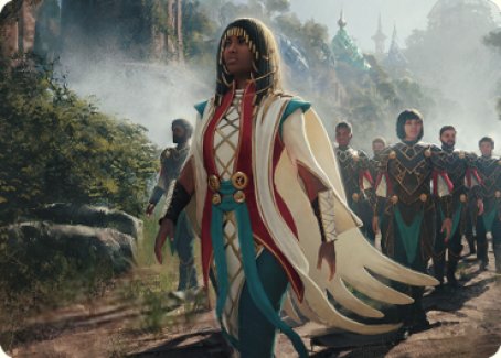 Queen Kayla bin-Kroog Art Card [The Brothers' War Art Series] | Galaxy Games LLC