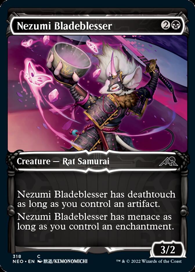 Nezumi Bladeblesser (Showcase Samurai) [Kamigawa: Neon Dynasty] | Galaxy Games LLC