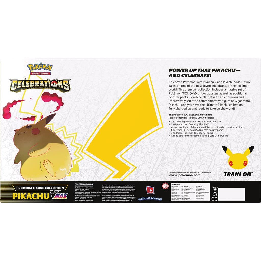 Celebrations: 25th Anniversary - Premium Figure Collection (Pikachu VMAX) | Galaxy Games LLC