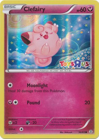 Clefairy (50/83) (Toys R Us Promo) [XY: Generations] | Galaxy Games LLC