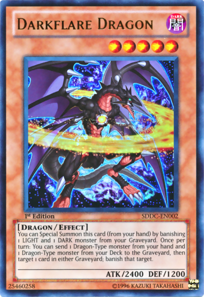 Darkflare Dragon [SDDC-EN002] Ultra Rare | Galaxy Games LLC