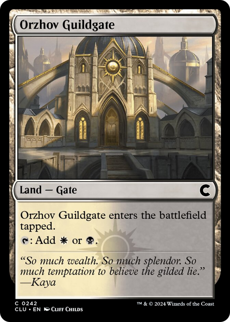 Orzhov Guildgate [Ravnica: Clue Edition] | Galaxy Games LLC