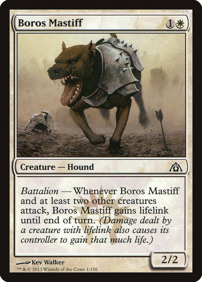 Boros Mastiff [Dragon's Maze] | Galaxy Games LLC