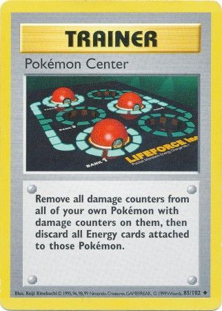 Pokemon Center (85/102) [Base Set Shadowless Unlimited] | Galaxy Games LLC