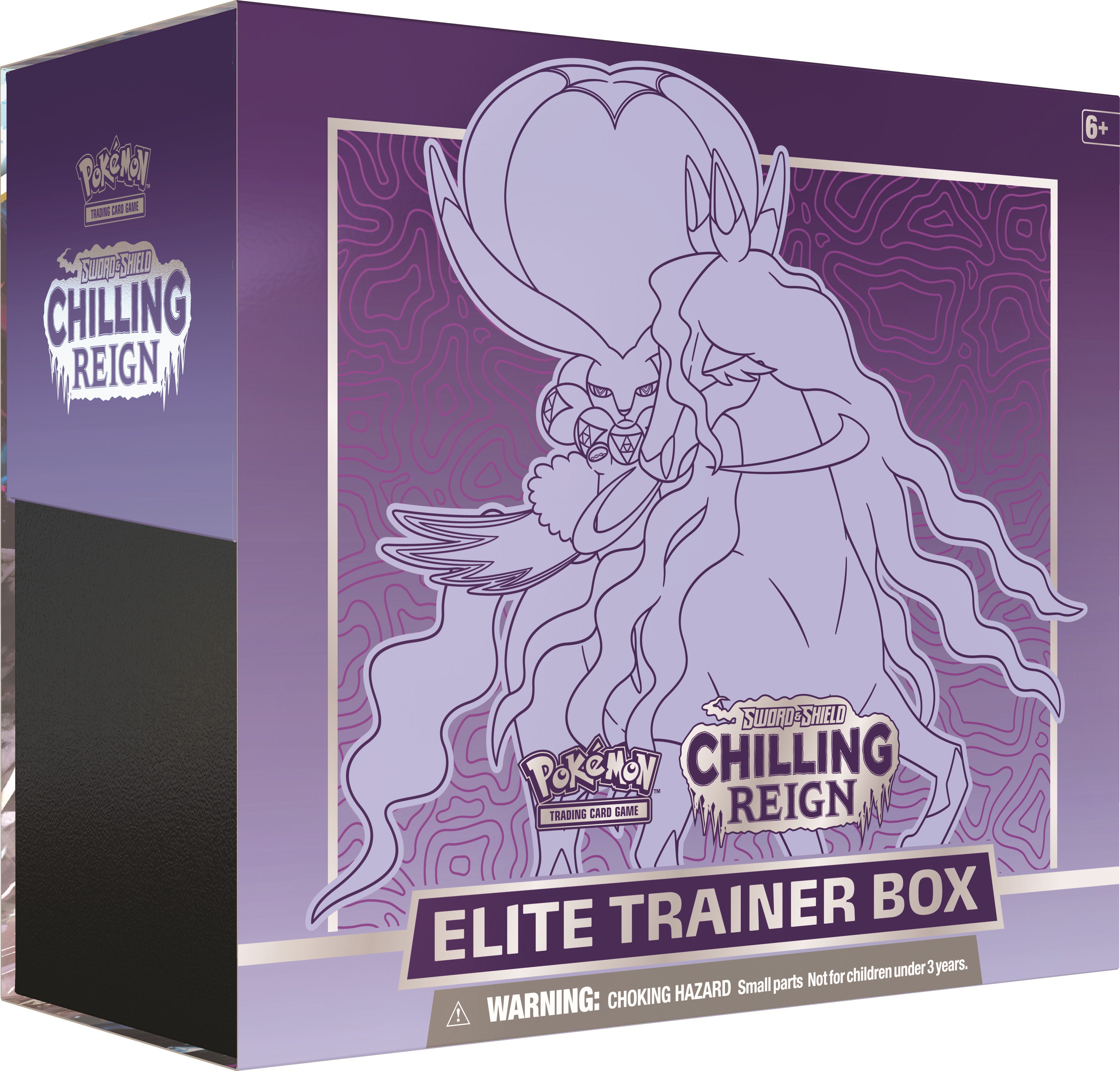 Sword & Shield: Chilling Reign - Elite Trainer Box (Shadow Rider Calyrex) | Galaxy Games LLC