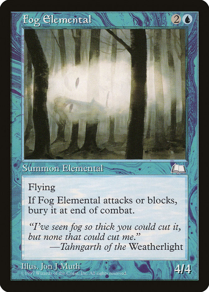 Fog Elemental [Weatherlight] | Galaxy Games LLC