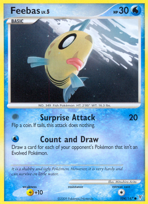 Feebas (104/147) [Platinum: Supreme Victors] | Galaxy Games LLC