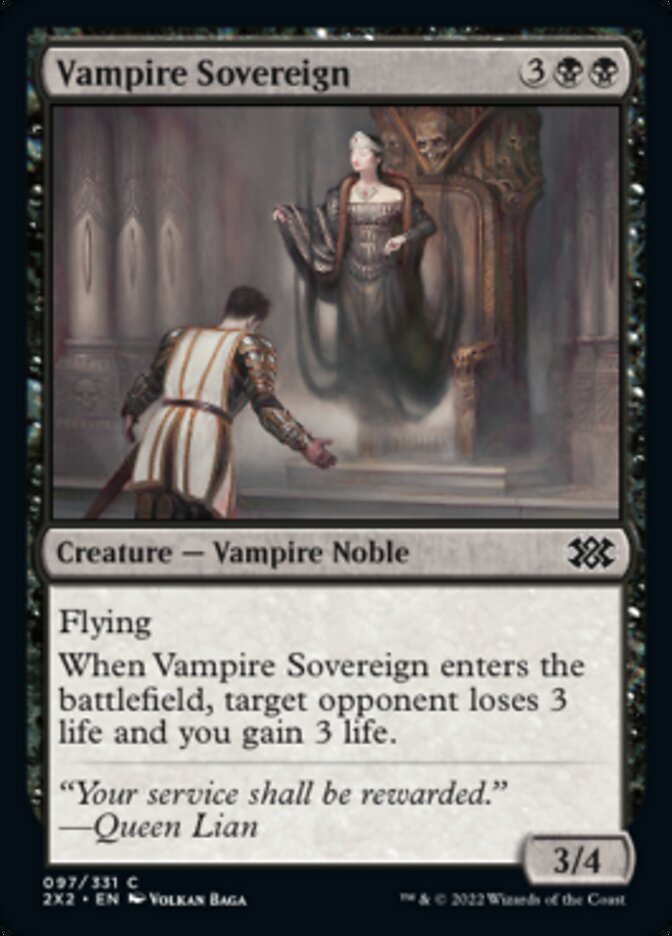 Vampire Sovereign [Double Masters 2022] | Galaxy Games LLC