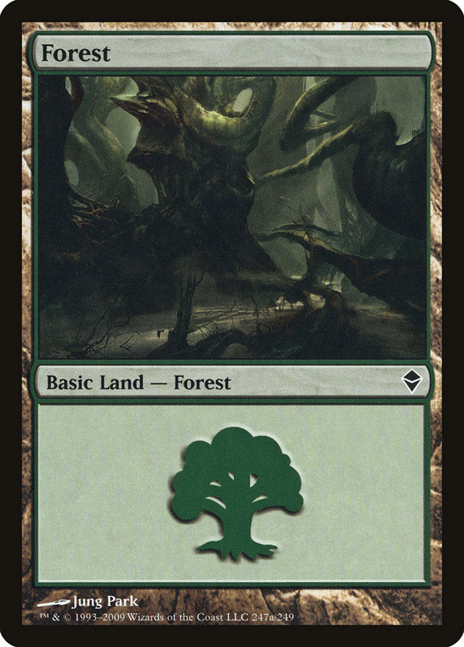 Forest (247a) [Zendikar] | Galaxy Games LLC