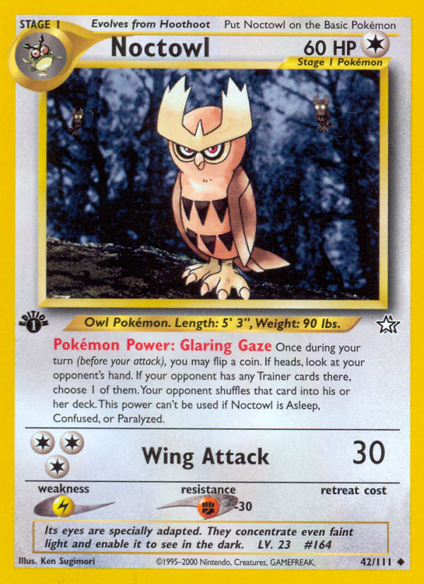 Noctowl (42/111) [Neo Genesis 1st Edition] | Galaxy Games LLC