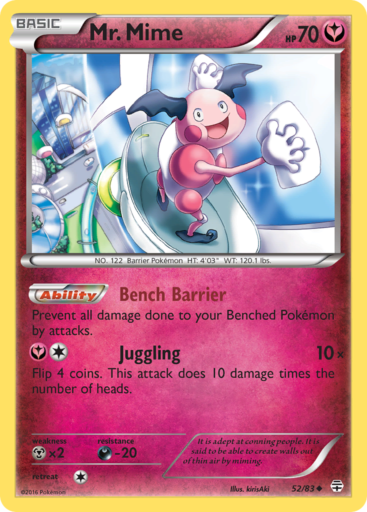 Mr. Mime (52/83) [XY: Generations] | Galaxy Games LLC