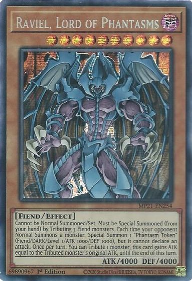 Raviel, Lord of Phantasms [MP21-EN254] Prismatic Secret Rare | Galaxy Games LLC