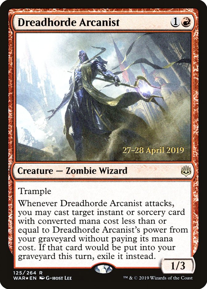 Dreadhorde Arcanist [War of the Spark Prerelease Promos] | Galaxy Games LLC