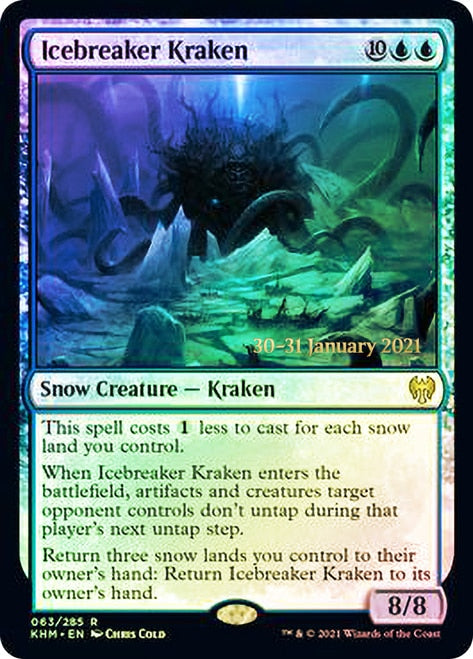 Icebreaker Kraken [Kaldheim Prerelease Promos] | Galaxy Games LLC