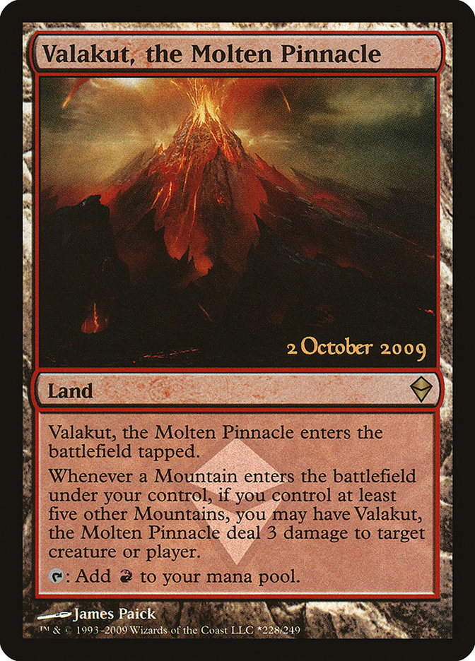 Valakut, the Molten Pinnacle [Zendikar Prerelease Promos] | Galaxy Games LLC