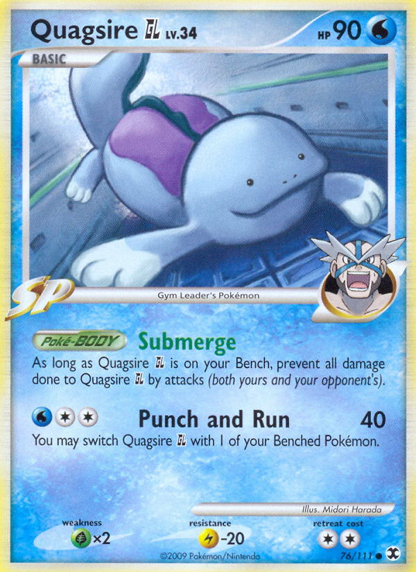 Quagsire GL (76/111) [Platinum: Rising Rivals] | Galaxy Games LLC